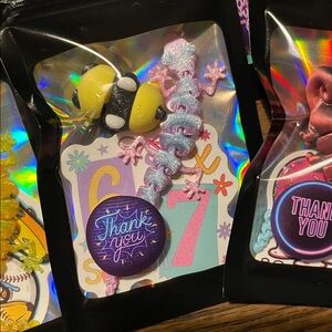 Pre-made 3-D printed animal & sticker combo, classroom prize, or gifting